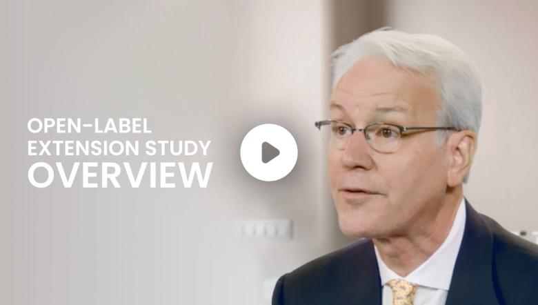 Video cover, click to see GOCOVRI OLE study results from Dr. Daniel E. Kremens.